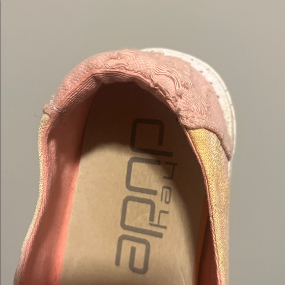 Hey Dude Wendy Tie Dye Lemon Ombre Pink Yellow Shoes Women’s Size 10 - Picture 15 of 15